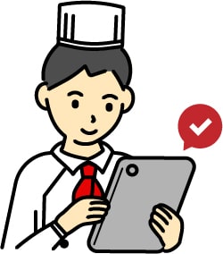 毎日の衛生管理を店舗以外でも管理可能に