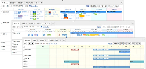 多彩な表示形式を実現