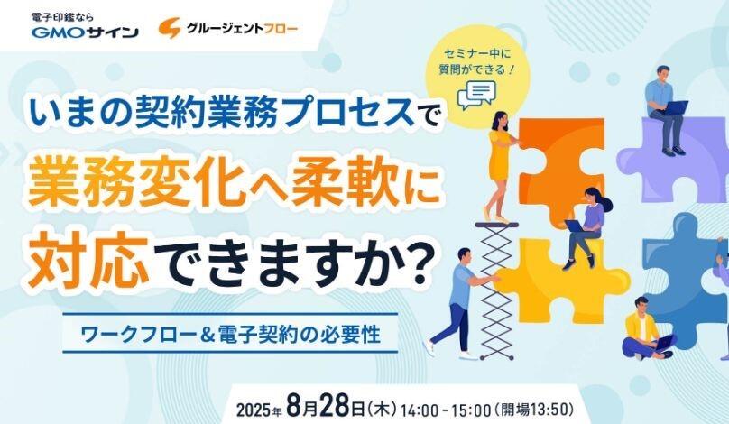 いまの契約業務プロセスで、業務変化へ柔軟に対応できますか?